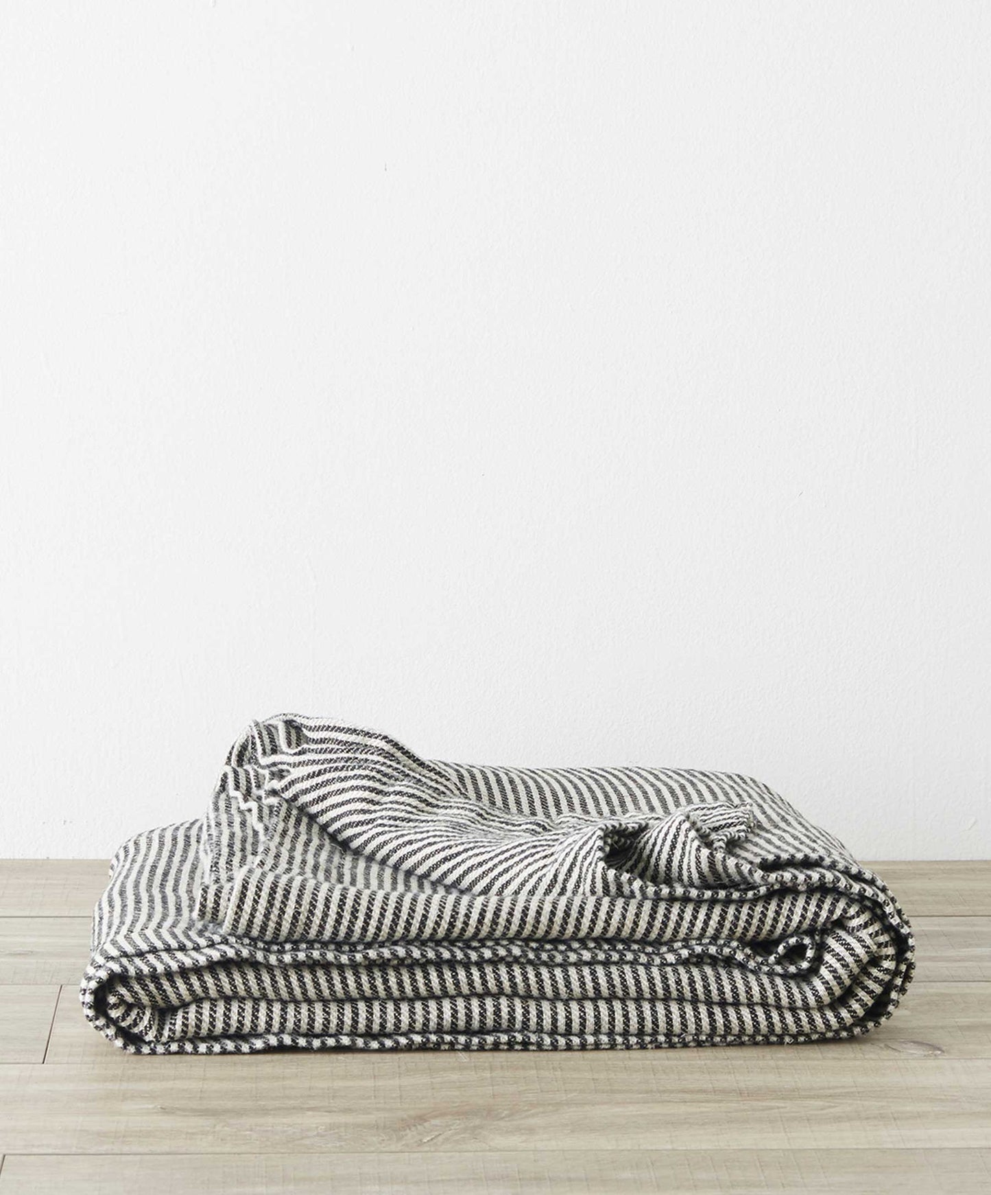 Ellis Stripe - Linen Bedcover
