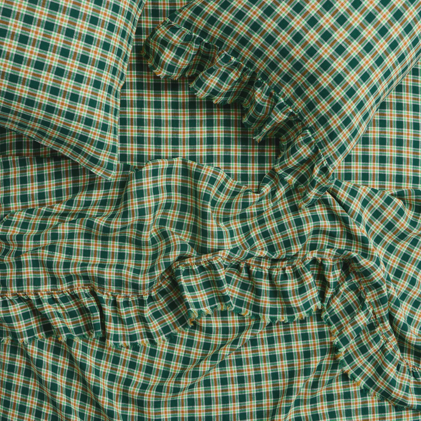 Banksia Check Fitted Sheet