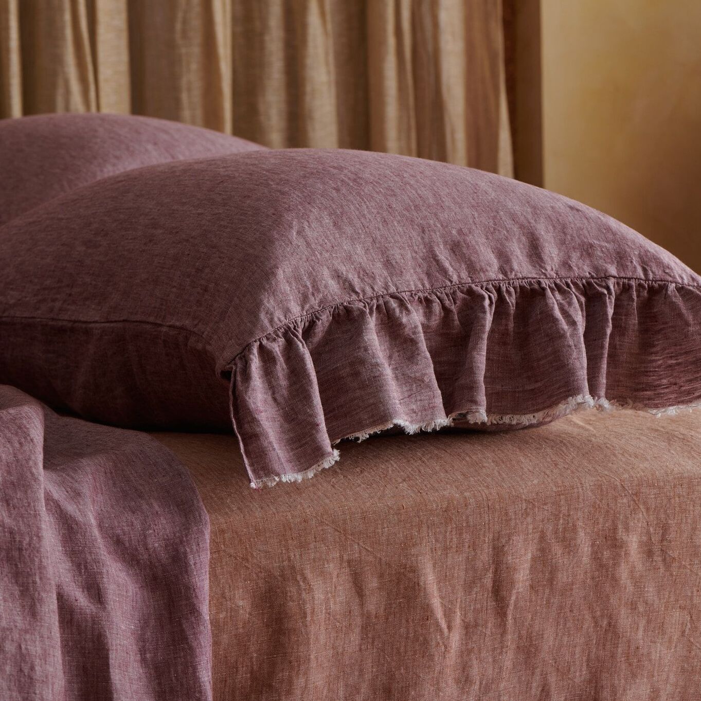 Aubergine Pillowcase Sets