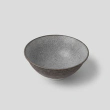 Crazed Grey Fluted Large Bowl