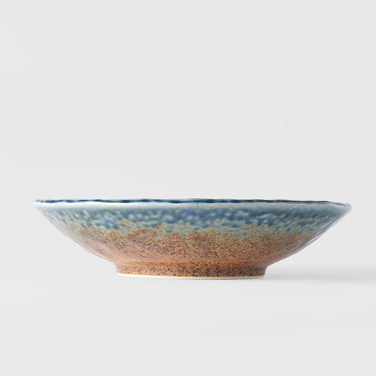 Earth & Sky Large Shallow Bowl