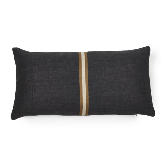 Jasper Lumbar Cushion Cover - Faded Black