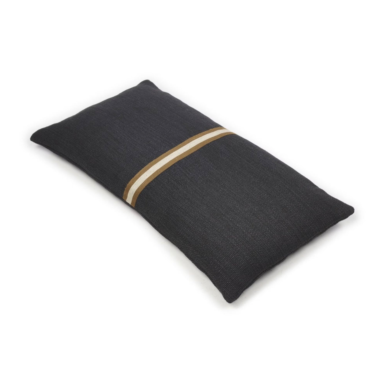 Jasper Lumbar Cushion Cover - Faded Black