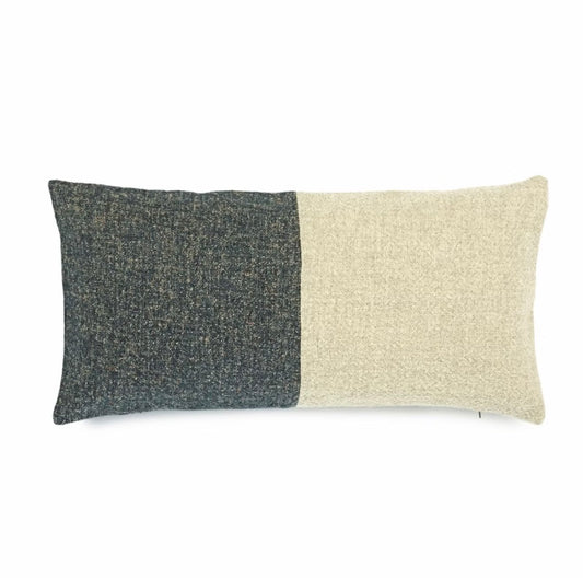 Jess Lumbar Cushion Cover - Natural/Smoke