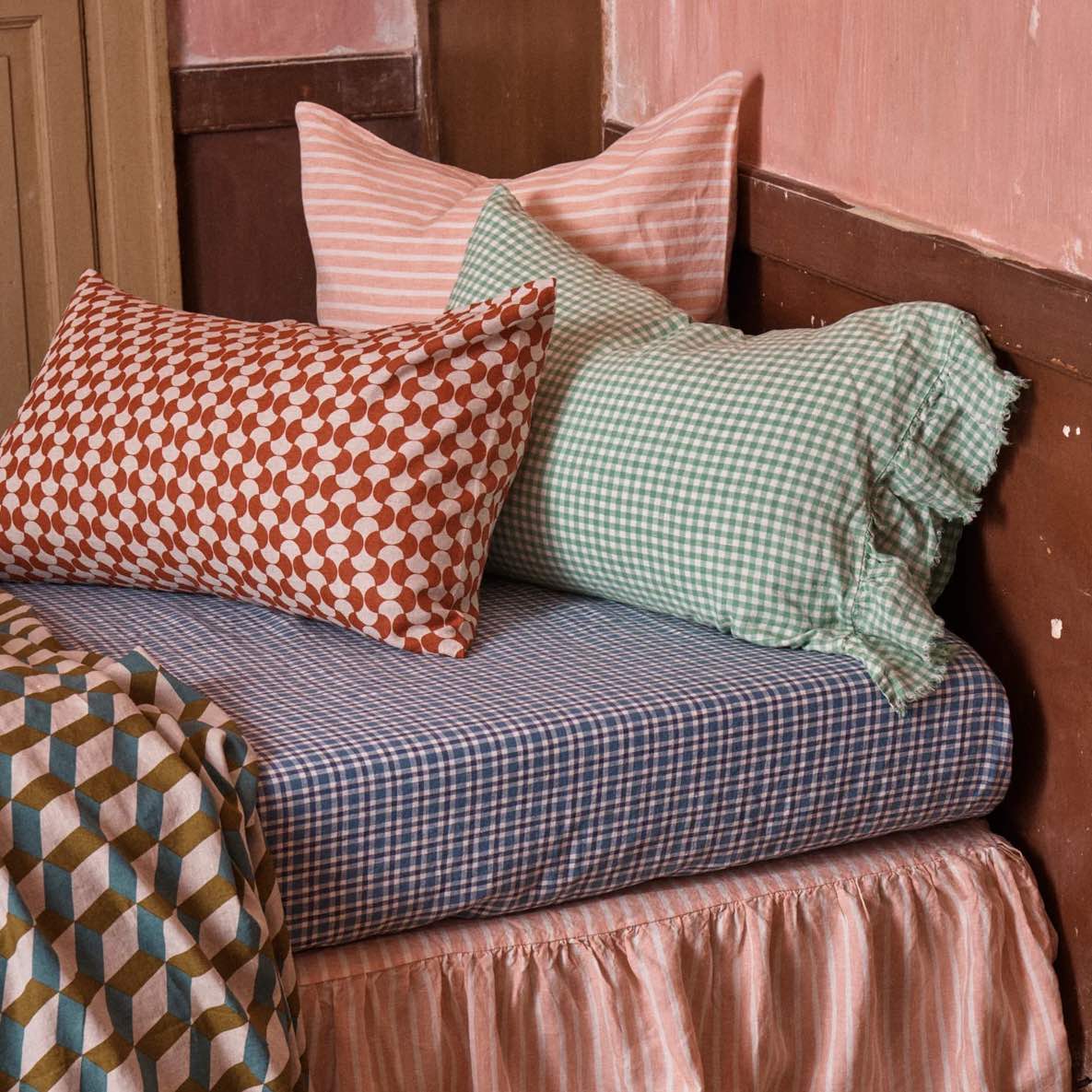 Fresco Gingham Pillowcase Sets