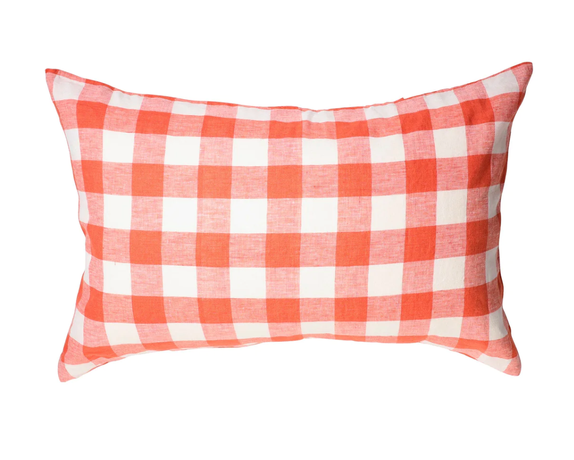Cherry Gingham Pillowcases