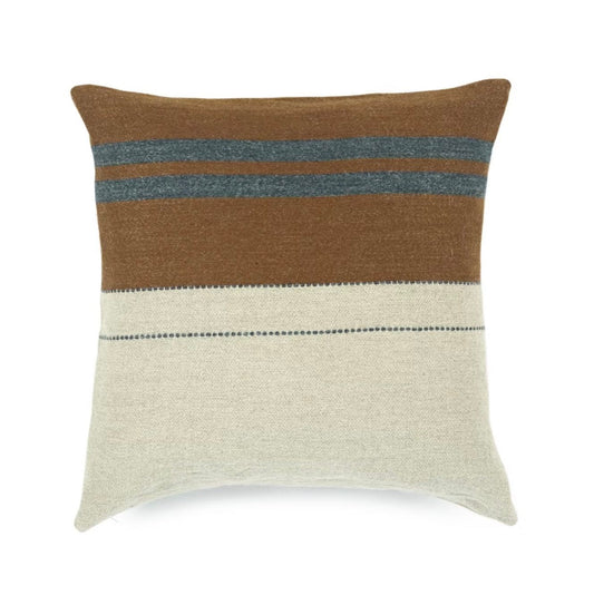 Highland Stripe Cushion - Smoke
