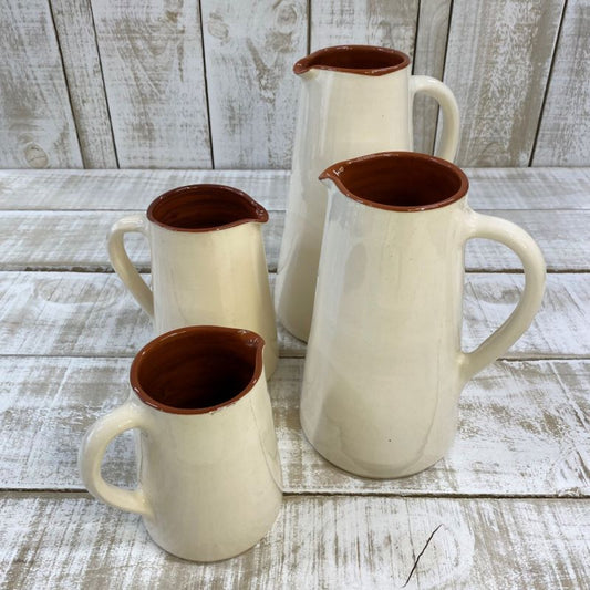 Spanish Terracotta Straight Jug 1L