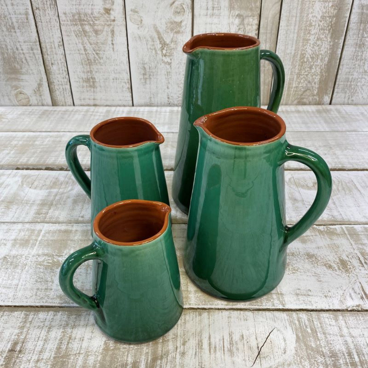 Spanish Terracotta Straight Jug 1L