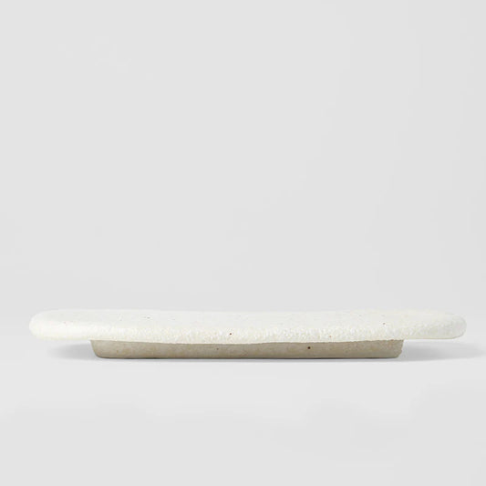 Shell White Medium Rectangle Slab