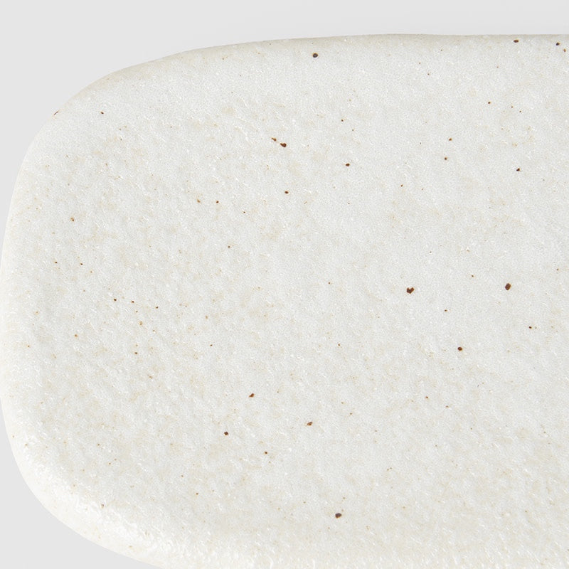 Shell White Medium Rectangle Slab