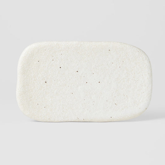 Shell White Medium Rectangle Slab