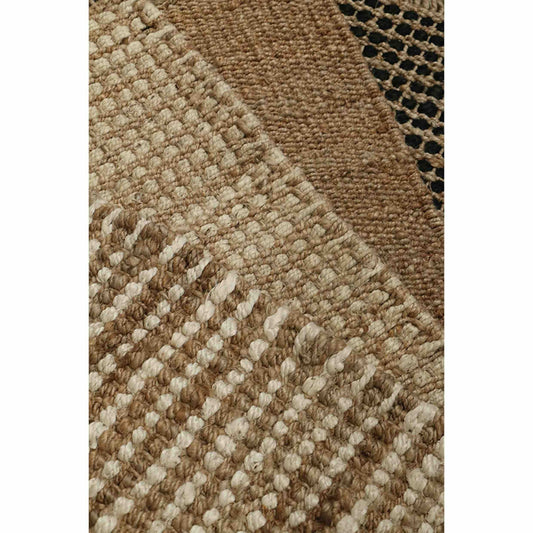 Jute Doormat - Waffle Weave - Natural and Ivory
