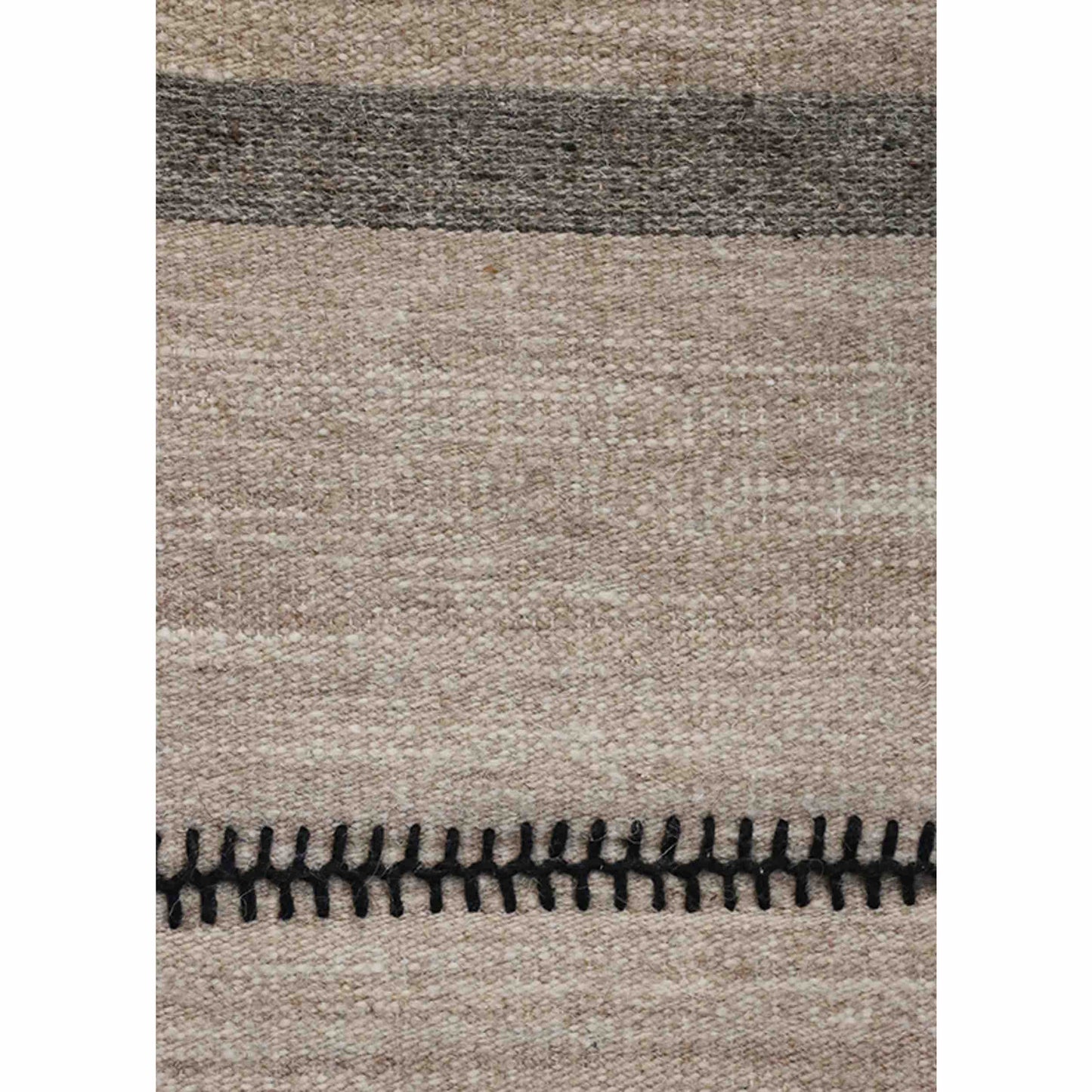 Tribal Wool Rug in Earth Tones