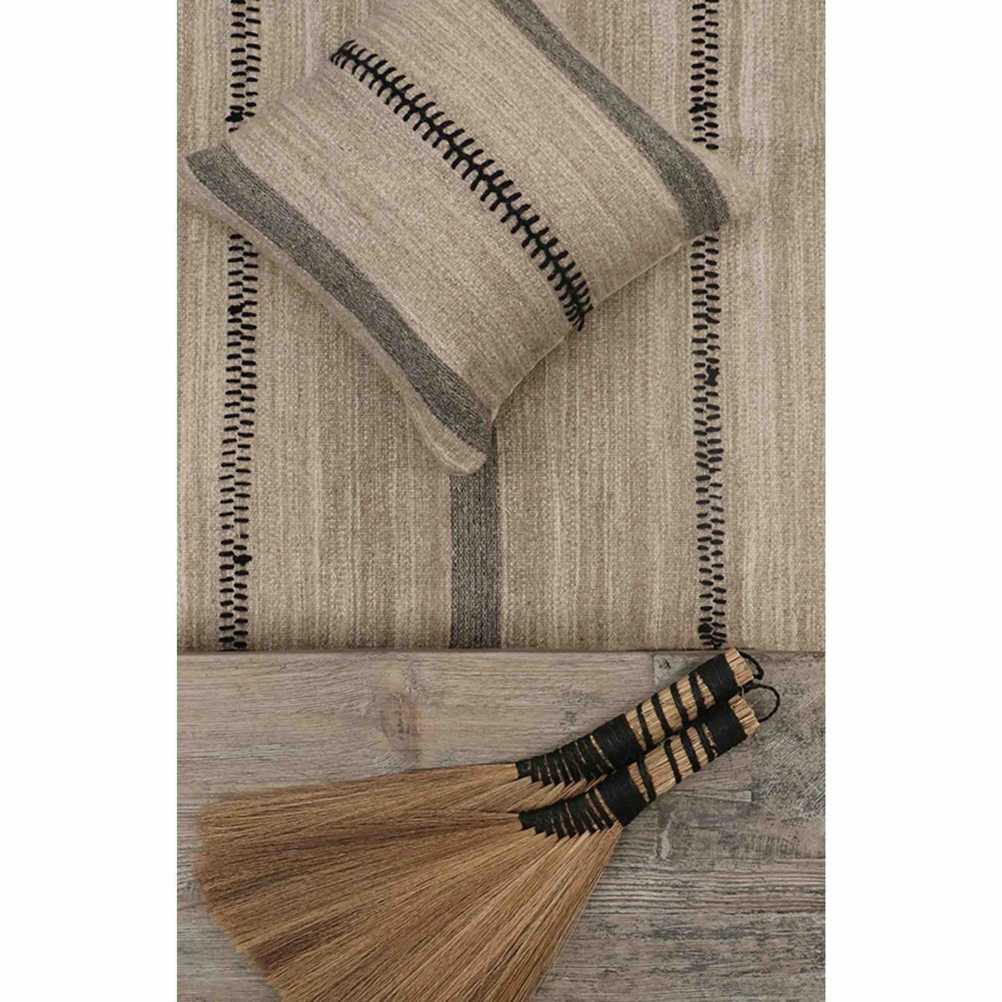 Tribal Wool Rug in Earth Tones