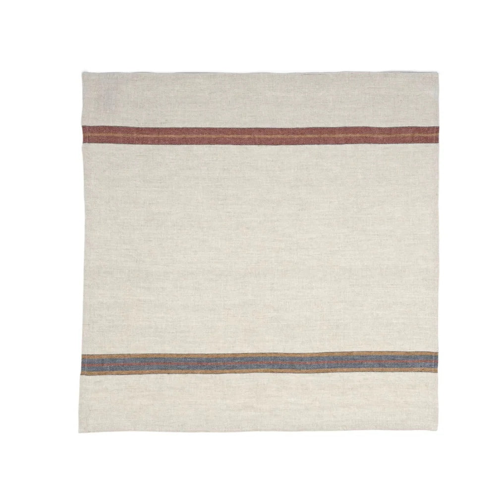 Dock Leather Stripe Tea Towel
