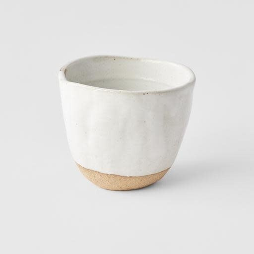 Lopsided White Tea Mug