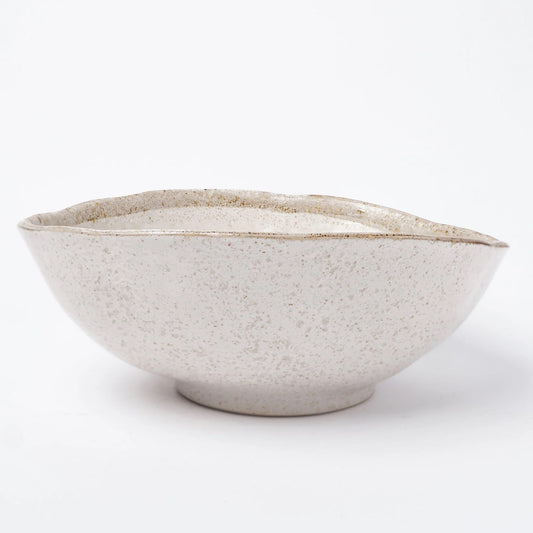 Flax Large Uneven Bowl