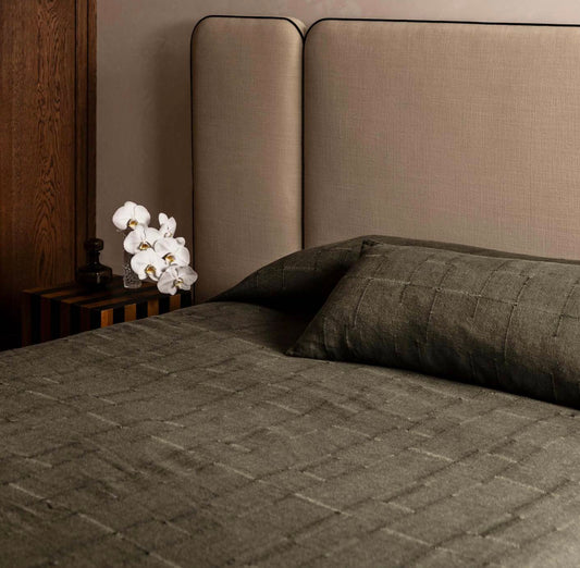 Palermo Olive - Lumbar Cushion Cover