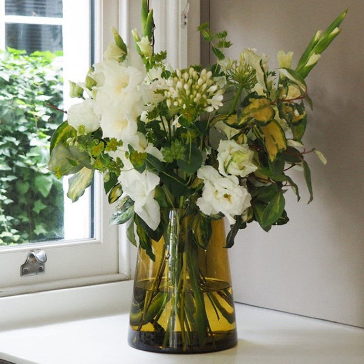 Antique Bronze or Green Vase 190 H