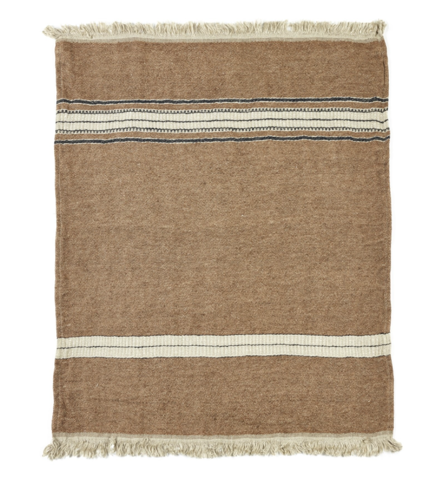 Bruges Stripe Belgian Throw