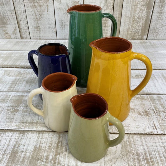 Spanish Terracotta Straight Jug 1L