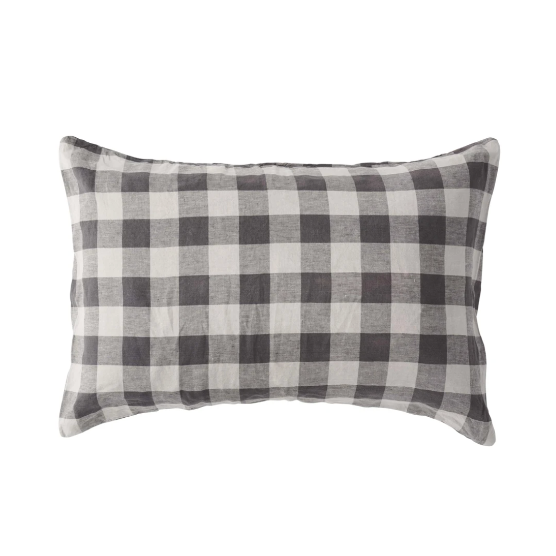 Licorice Gingham Pillowcase Sets