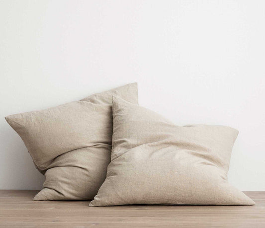 Linen Euro Pillowcases - Cultiver