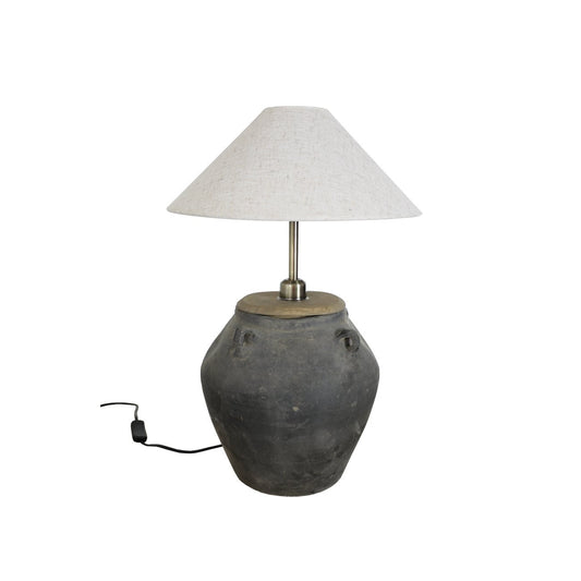 Black Tuscany Lamp with Shade