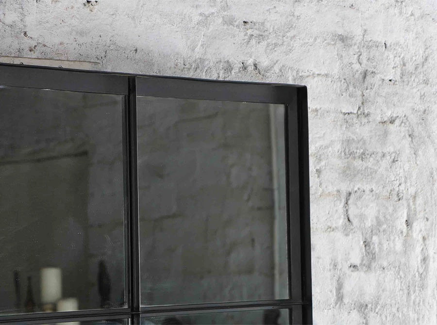 Industrial Black Metal 18 Mirror
