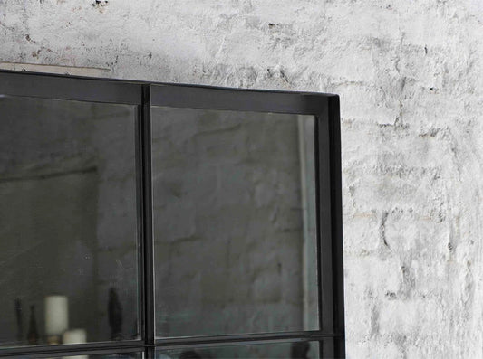 Industrial Black Metal 18 Mirror