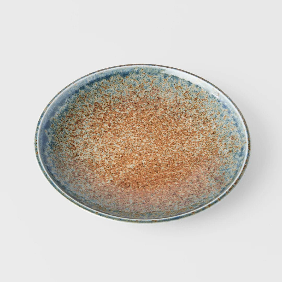 Earth & Sky Flat Serving Bowl