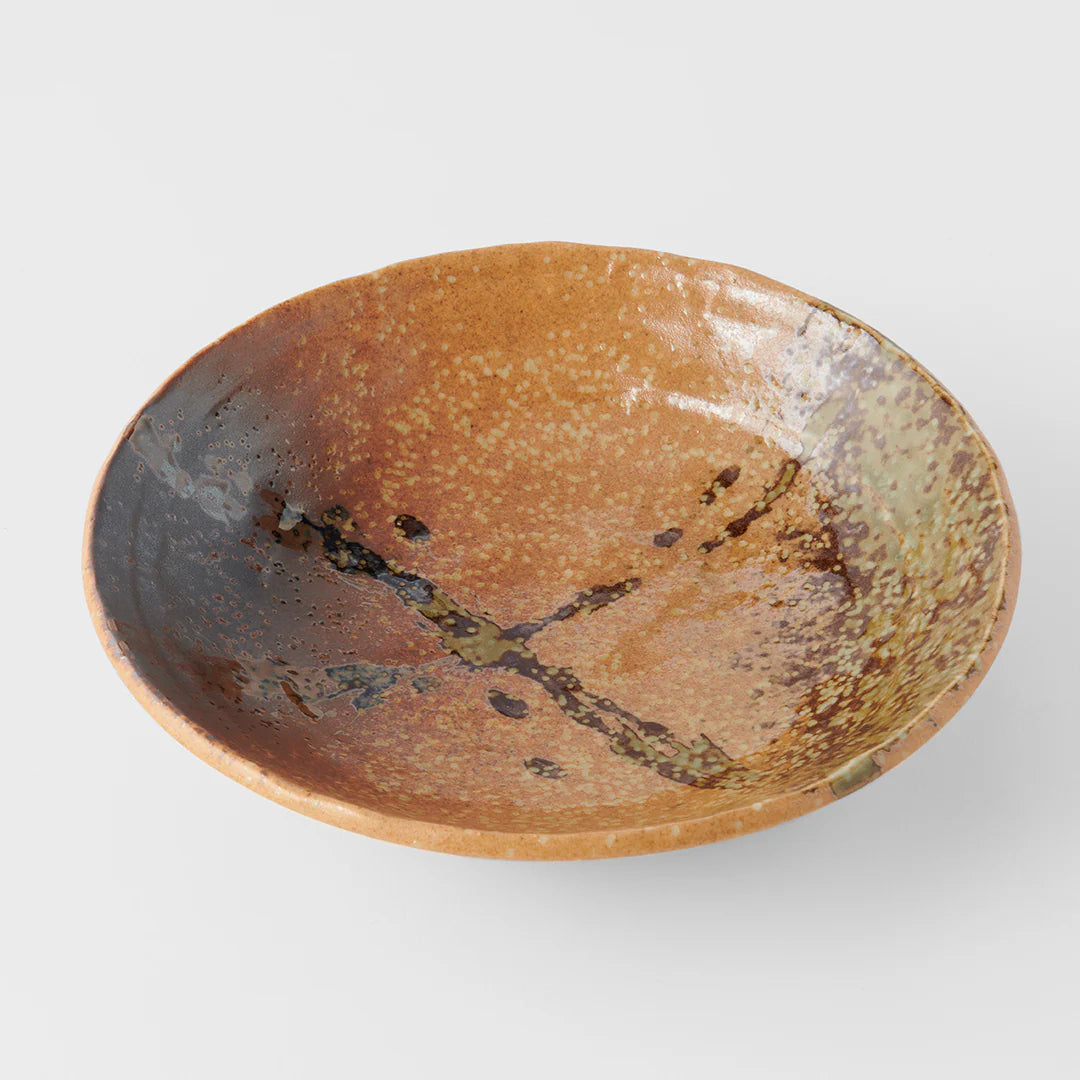 Wabi-Sabi Large Shallow Bowl