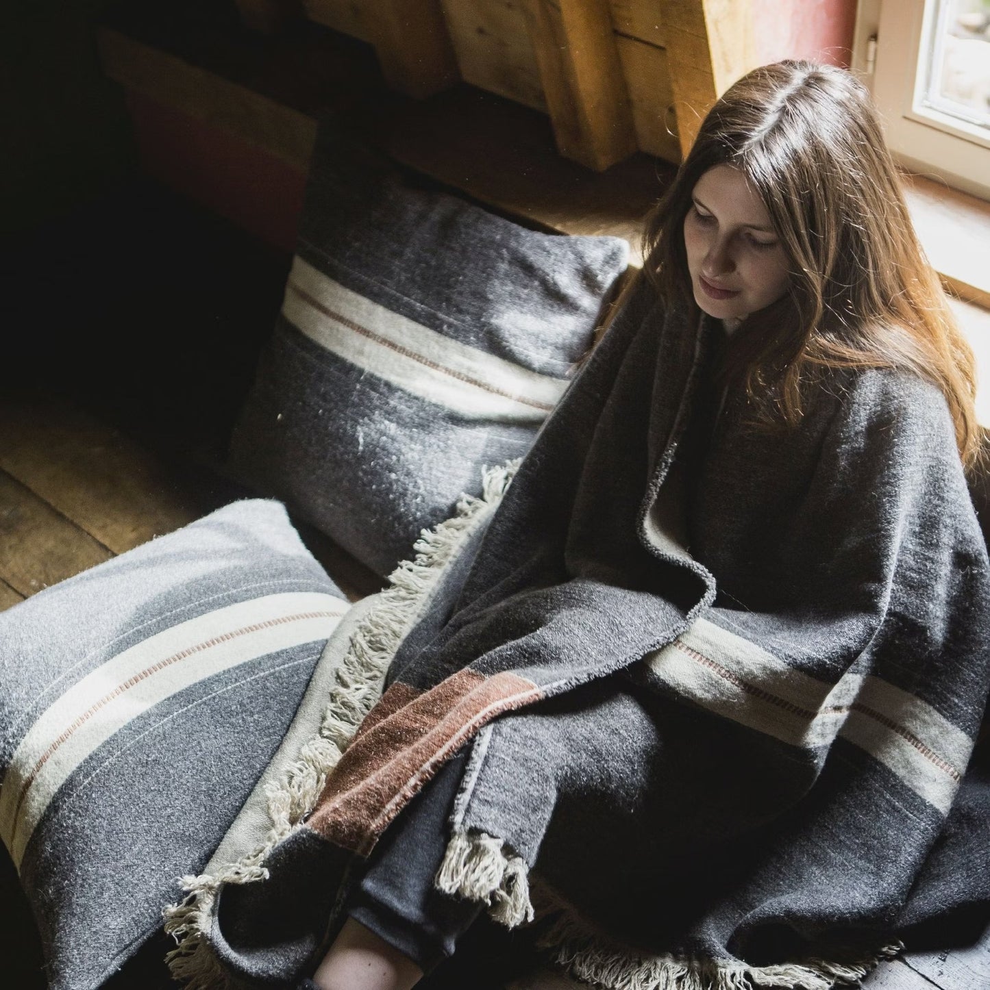 Luc Belgian Cushion Cover Stripe