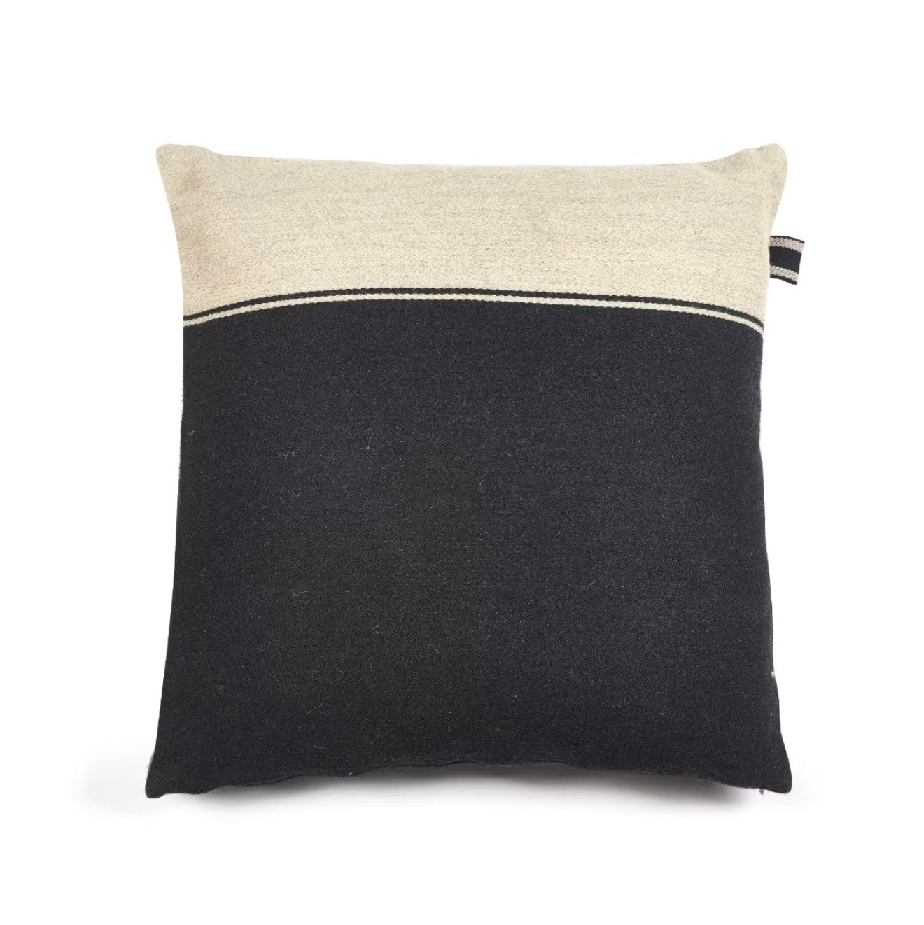 Marshall Black Flax Cushion Cover