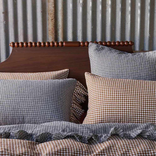 Pepperberry Check Pillowcase Sets