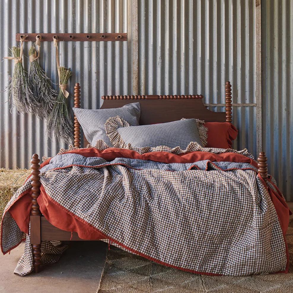 Pepperberry Check Pillowcase Sets