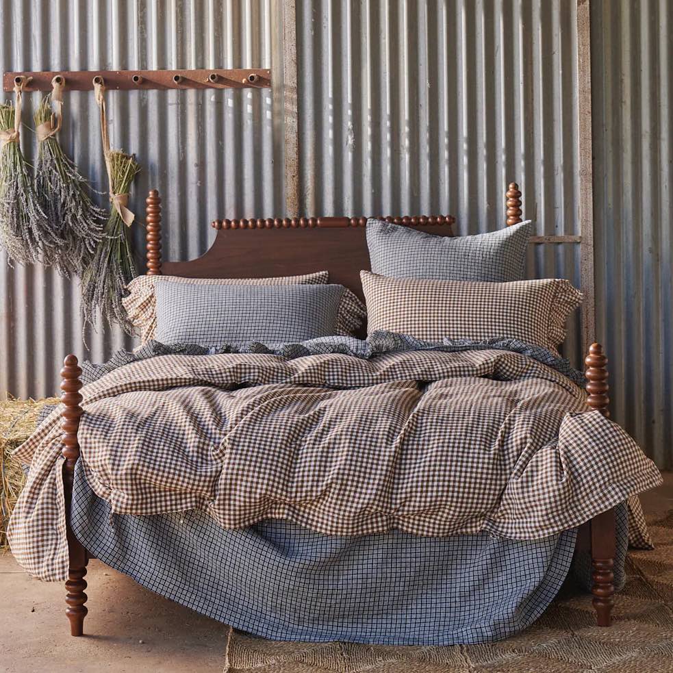 Pepperberry Check Pillowcase Sets