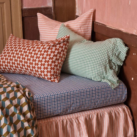 Fresco Gingham Pillowcase Sets