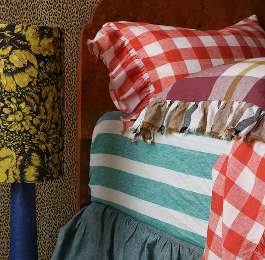 Emerald Stripe Fitted Sheet
