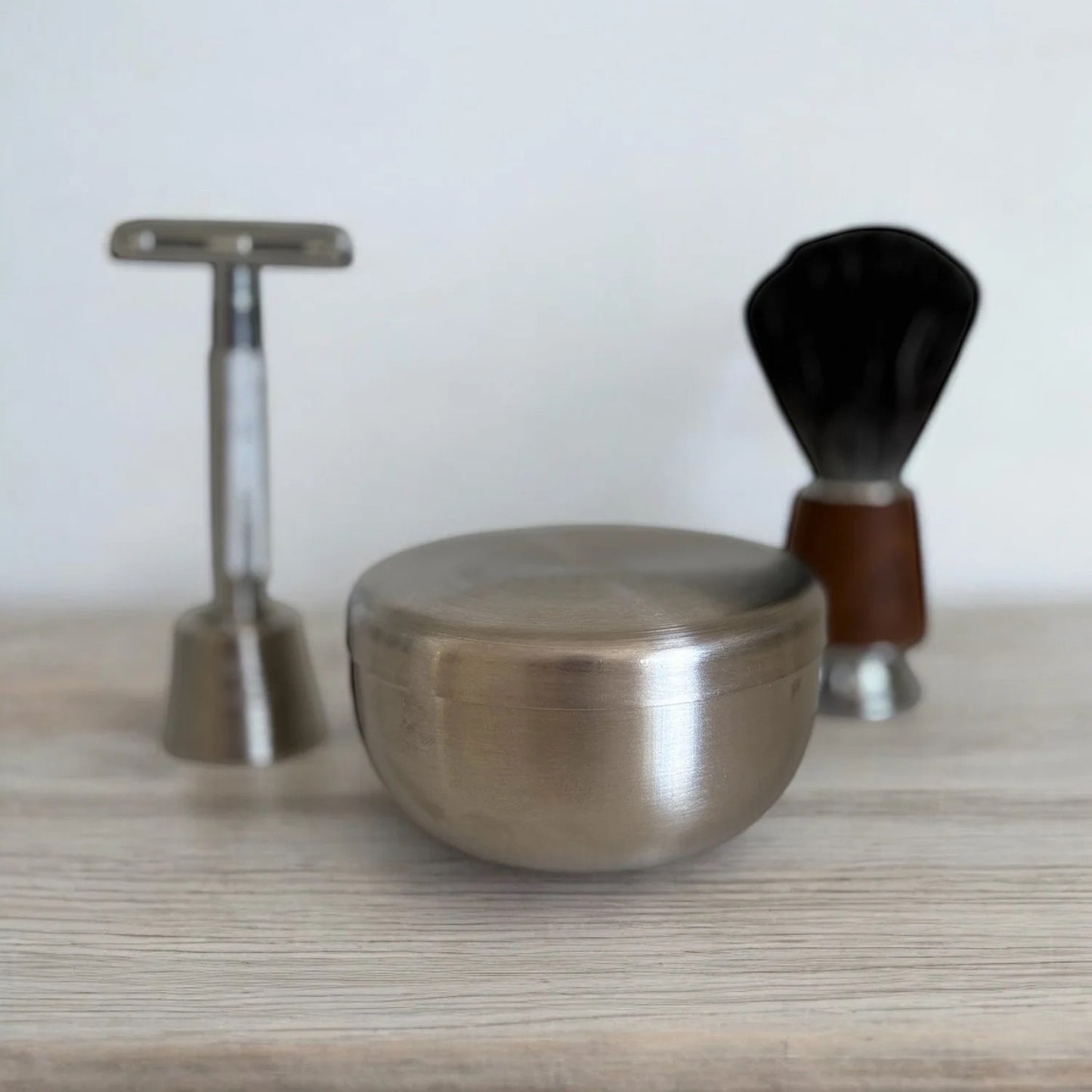 Shaving Soap - Stainless Steel Dish