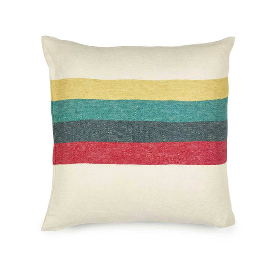 Summer Stripe Belgian Cushion