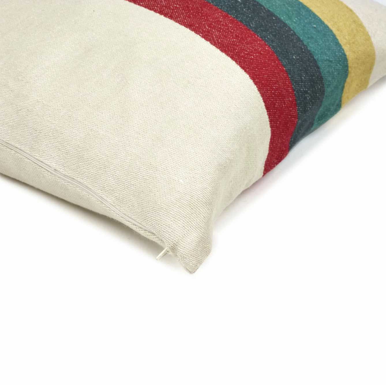 Summer Stripe Belgian Cushion