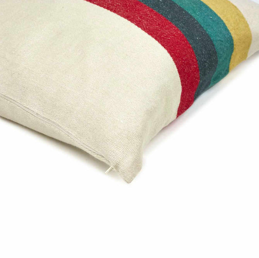 Summer Stripe Belgian Cushion