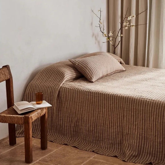 Ava Stripe Bedcover
