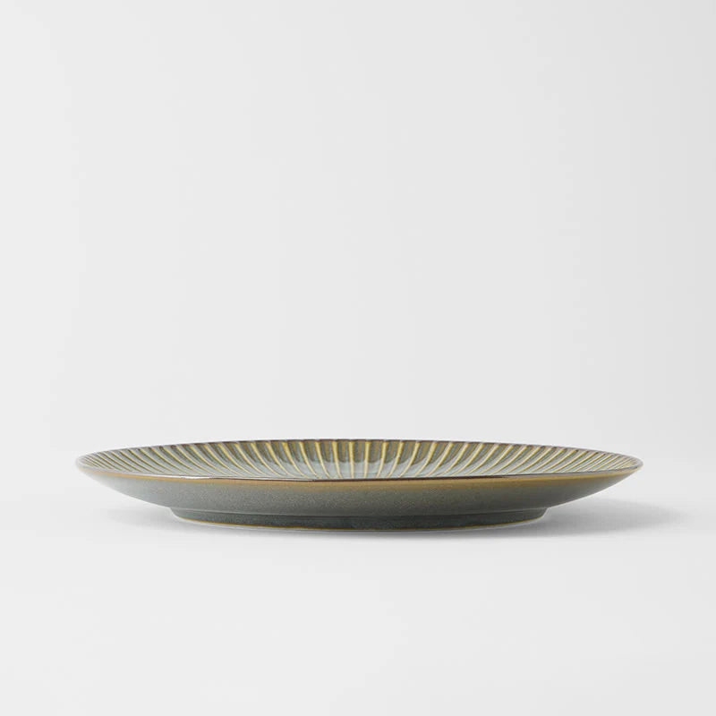 Fantail Green Dinner Plate