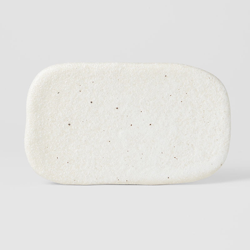Shell White Medium Rectangle Slab