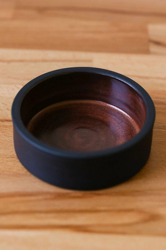 Shaving  Soap - Matt Black Pottery