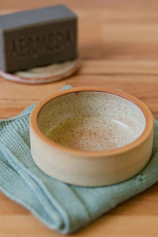 Shaving Soap - Beige Pottery