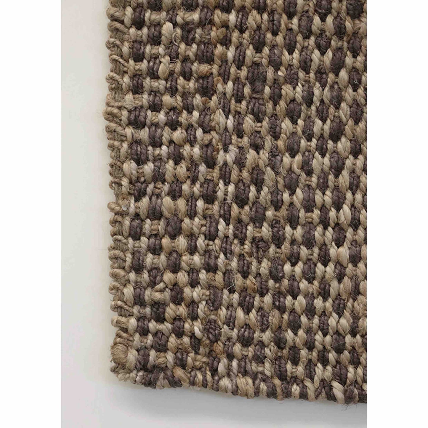 Jute Doormat - Aubergine and Natural